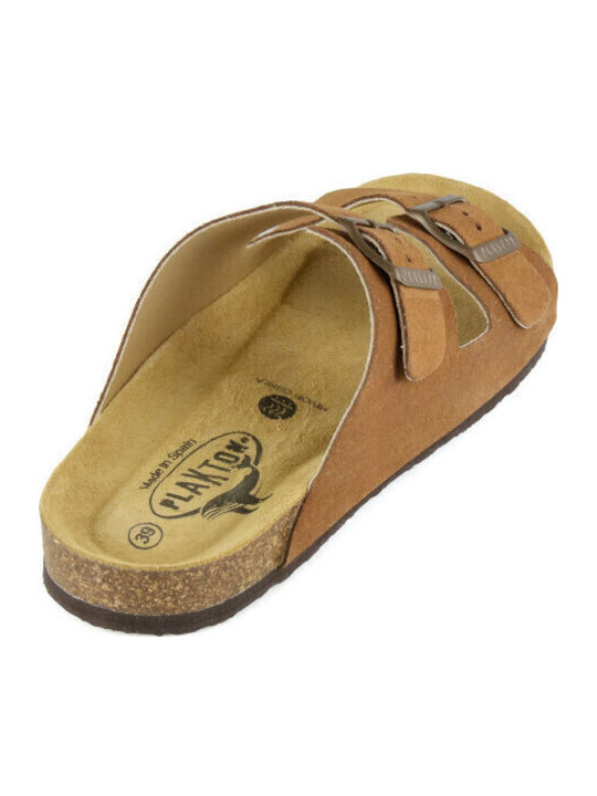 Beta Leather Women's Flat Sandals Anatomic Afelpado Cuero