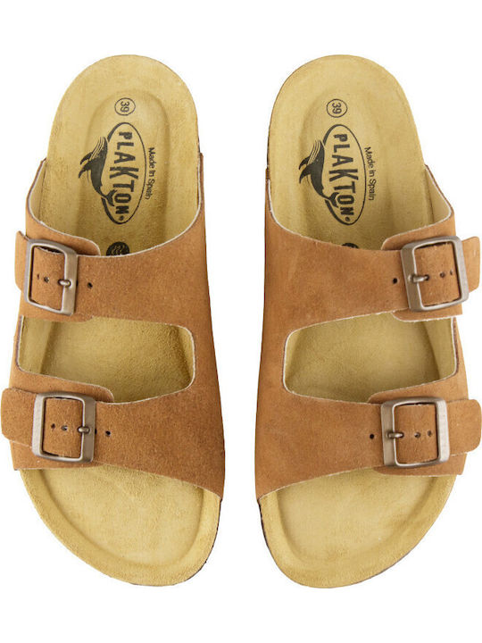 Beta Leather Women's Flat Sandals Anatomic Afelpado Cuero