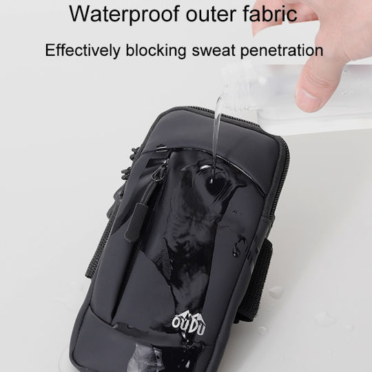 Oudu Mobile Phone Bag Running Outdoor Unisex Case Portable Mobile Phone Sports Open Pink