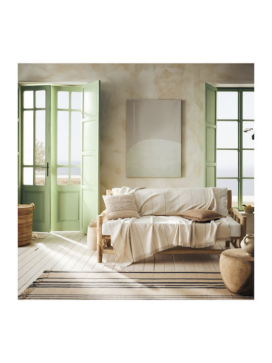 Gofis Home Izara Ριχτάρι Διθέσιου Καναπέ 220x250εκ. Natural/grey 185/05 2007185205006