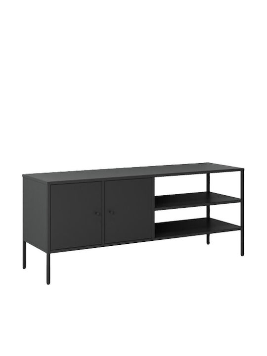Metal Black TV Stand M120xD35xH50cm