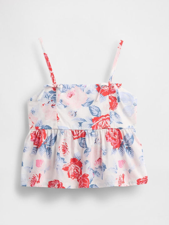 Kids' Shirt Sleeveless Red, Blue