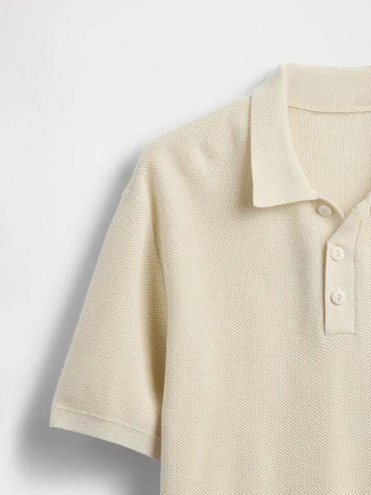 Kinderpolo Kurzarm Beige