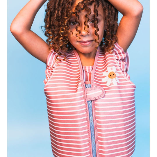 2024se1064 Schwimm Essentials Kinder Rettungsweste Schwimmweste Sicherheitsgurt 1-2 Jahre Daisy Flowers