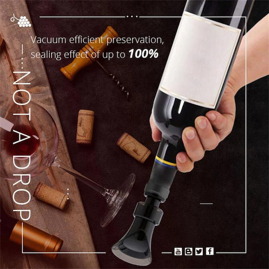 Πώμα Κρασιού 2 1 Αεροστεγές Κλείσιμο Wp-003 812525 Tradesor