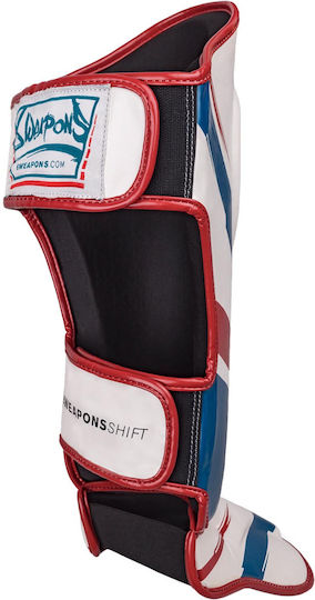 8 Weapons Shin Guards Adults White