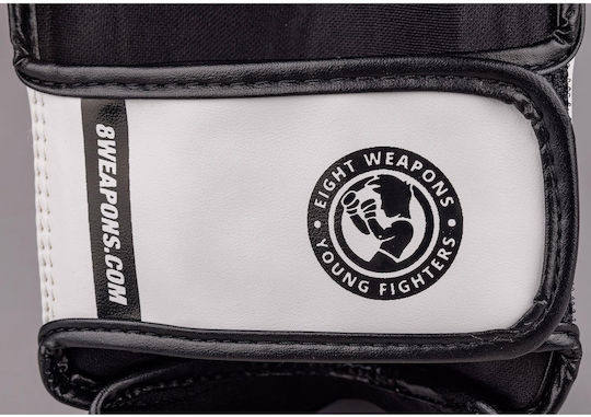 8 Weapons Shin Guards Kids White