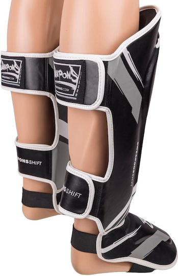 8 Weapons Shin Guards Adults Black