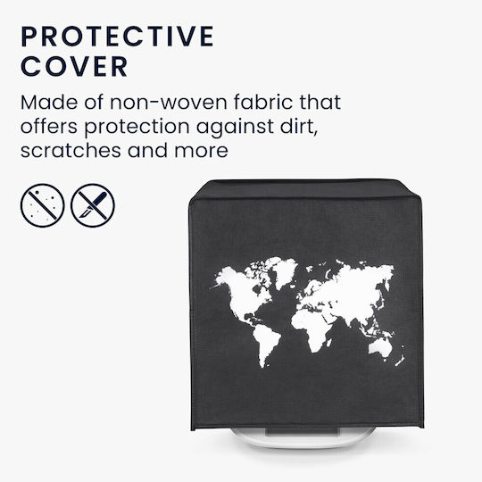 Protective Case Thermomix Tm6/tm5 Kwmobile Black White Plastic 55449.01