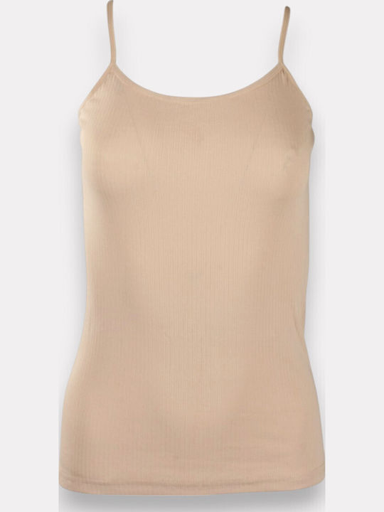 Women's Cotton T-Shirt Beige