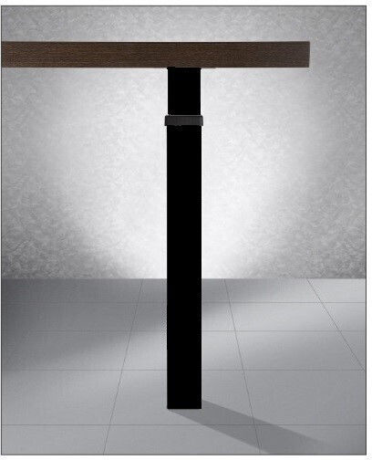 Furniture Leg Column Table Manart Collapsible Square 80x80mm Silver 244-265r226801