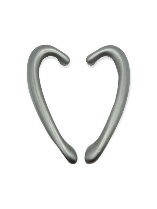 Mâner De Mobilier Italian Din Alam Mandelli 4794-10c1 Cromiu Mat 1 Buc Dimensiune 9,6cm