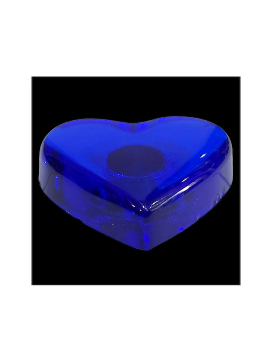 Italienisches Kristall Möbelknopf Gem 9102-000-ble Murano Kristall