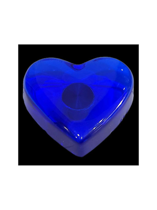 Italienisches Kristall Möbelknopf Gem 9102-000-ble Murano Kristall