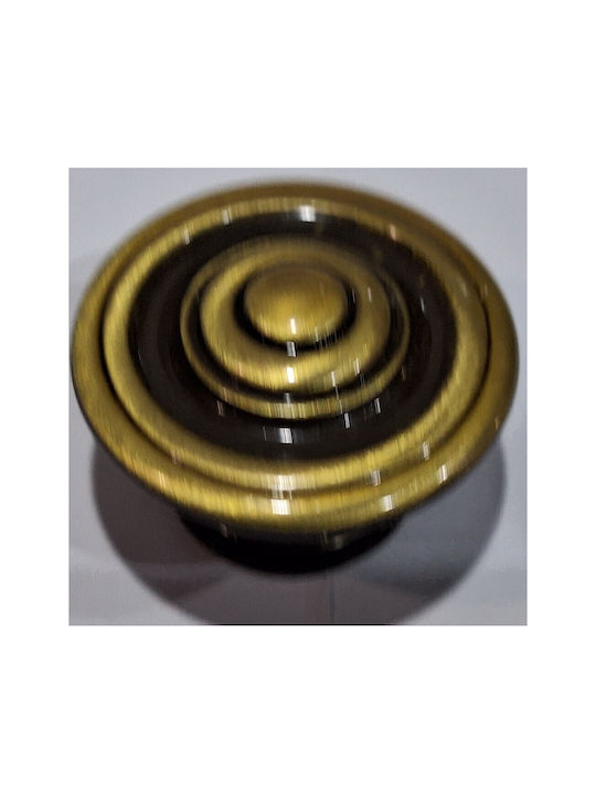 Italienisches Möbelknopf Bronze Gem 9037-000-brz1 Bronze Φ30
