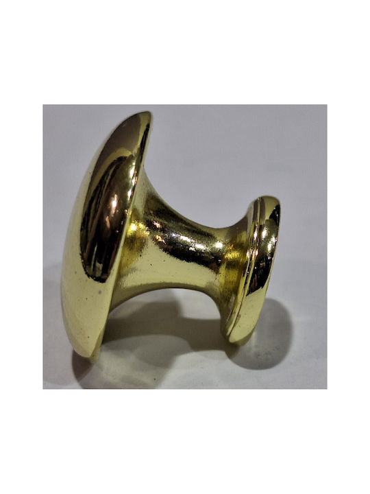 Italienischer Möbelknopf Gem 9024-000-oro1 Durchmesser 30 Gold Glänzend