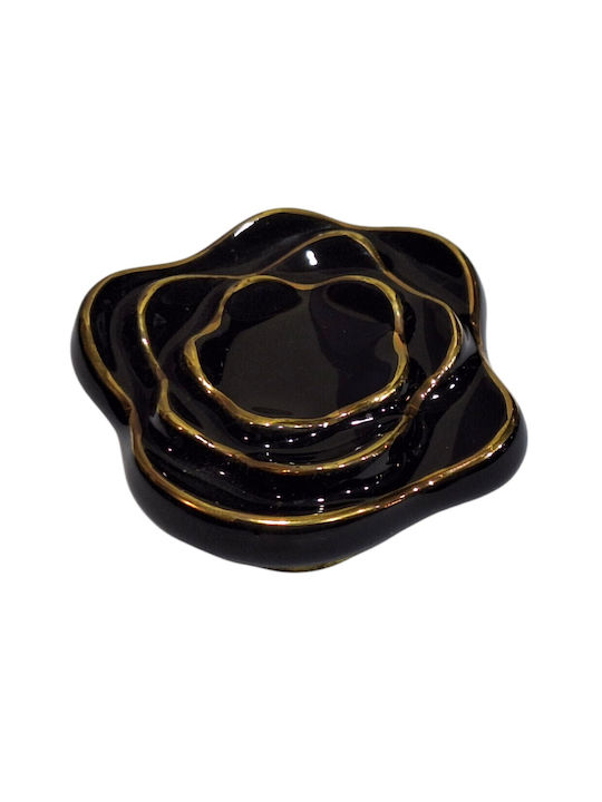 Porcelain Italian Furniture Knob Premiere 1332-oro1 Ø64 Glossy Gold Porcelain