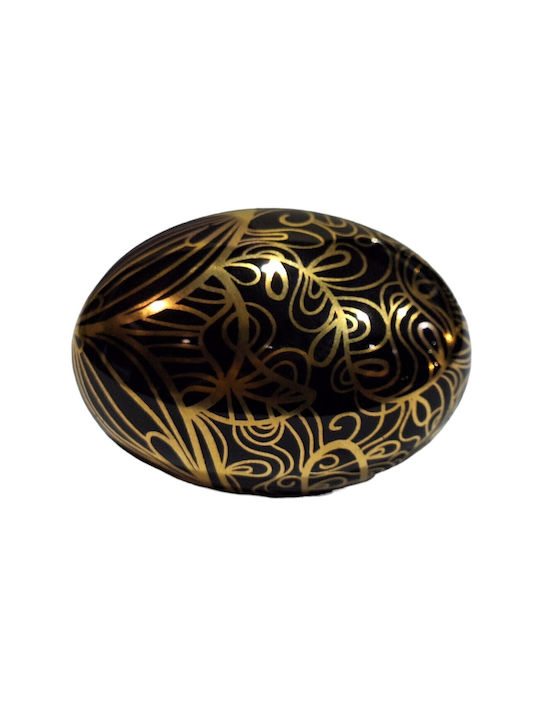 Porcelain Italian Furniture Knob Premiere 1282-oro1 Gold Glossy Porcelain