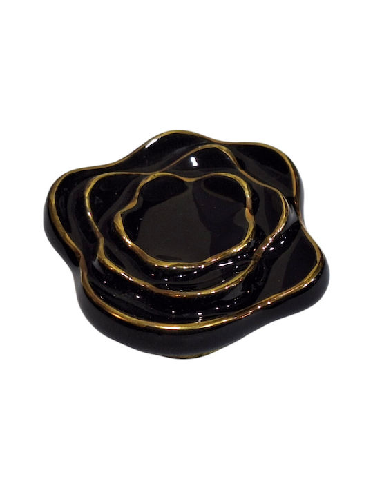 Porcelain Italian Furniture Knob Premiere 1332-oro1 Ø64 Glossy Gold Porcelain