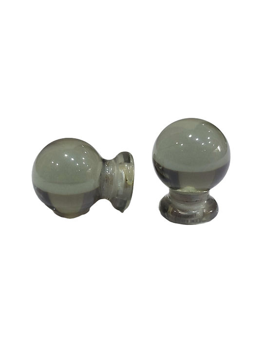Italienischer Möbelgriff Acm 11379-000-gri Acrylharz Maße Φ21