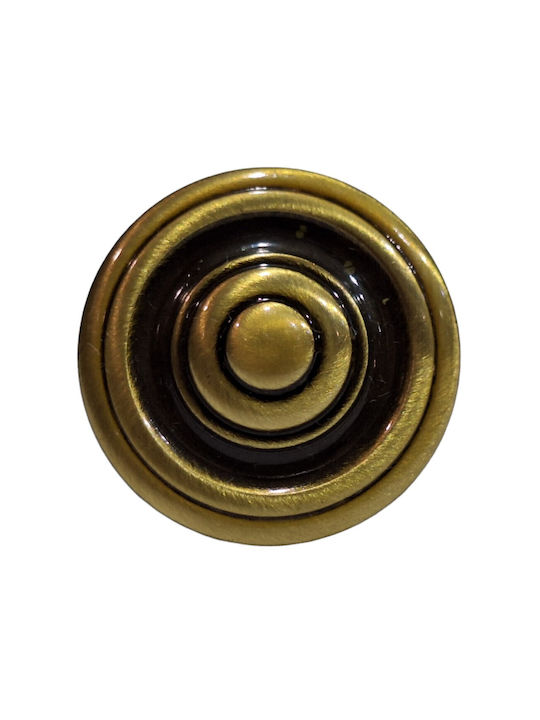 Italienisches Möbelknopf Bronze Gem 9037-000-brz1 Bronze Φ30