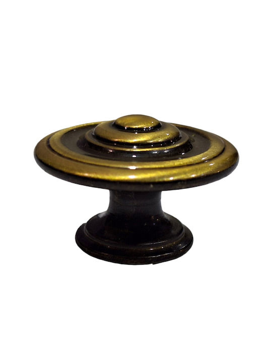 Italienisches Möbelknopf Bronze Gem 9037-000-brz1 Bronze Φ30