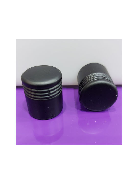 Black Italian Furniture Knob Eureka 11417-000-20a1 Black Matt D.20