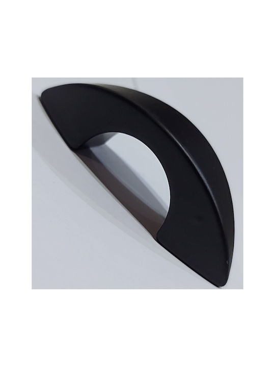 Italian Furniture Handle Eureka 11653-032-ino Black Matte Size 3.2cm