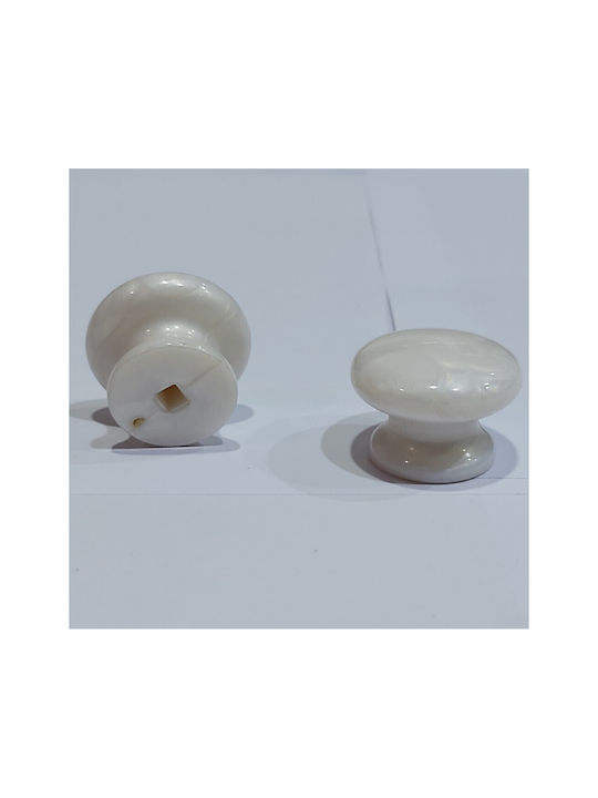 Italian Furniture Knob Eureka 11552-000-mab1 Plastic Dimensions D.29