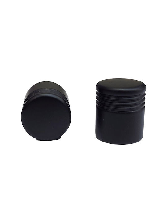 Black Italian Furniture Knob Eureka 11417-000-20a1 Black Matt D.20