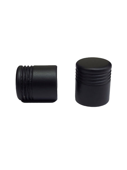 Black Italian Furniture Knob Eureka 11417-000-20a1 Black Matt D.20