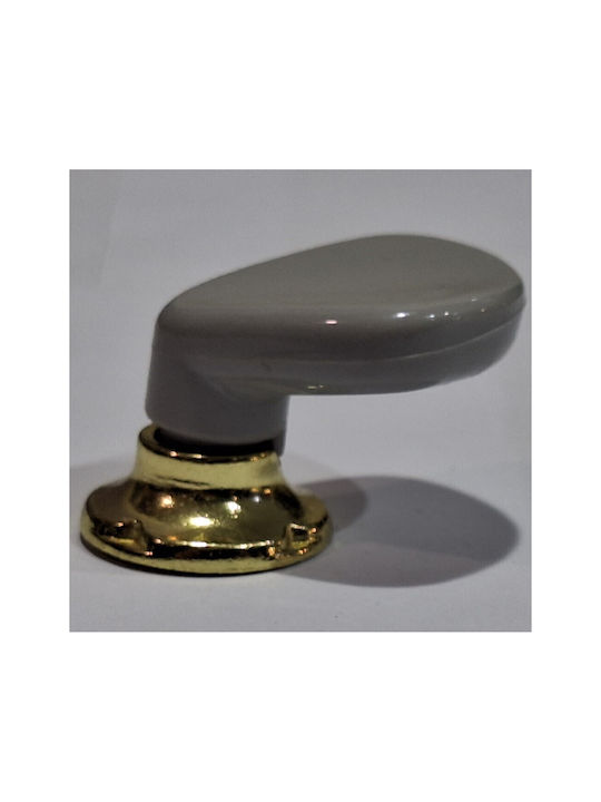 Italienischer Möbelknopf Acm 11424-000-ino1 Gold-Grau Durchmesser 30