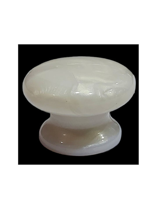 Italian Furniture Knob Eureka 11552-000-mab1 Plastic Dimensions D.29