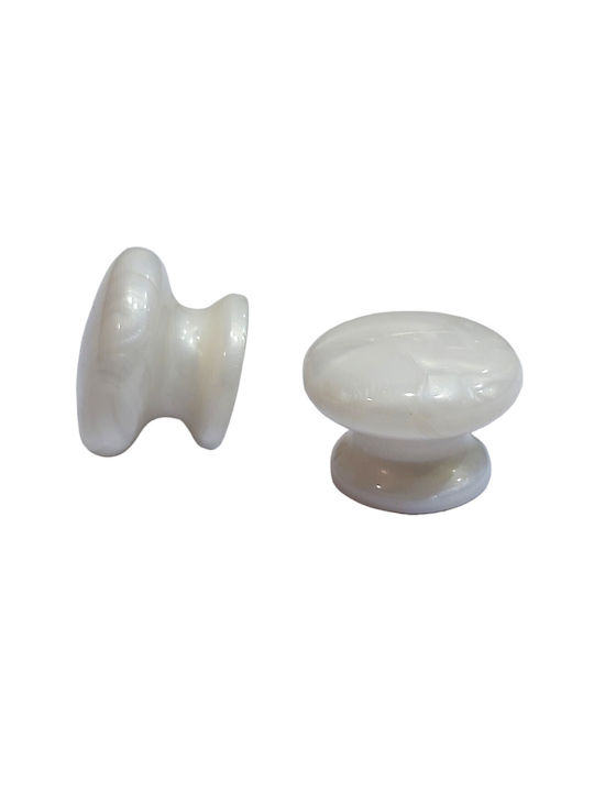 Italian Furniture Knob Eureka 11552-000-mab1 Plastic Dimensions D.29
