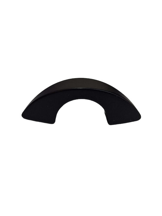 Italian Furniture Handle Eureka 11653-032-ino Black Matte Size 3.2cm