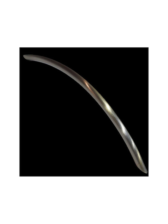Italian Furniture Handle Eureka 11694-192-ino Nickel Matt Size 19.2cm