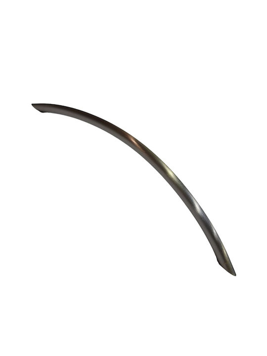 Italian Furniture Handle Eureka 11694-192-ino Nickel Matt Size 19.2cm