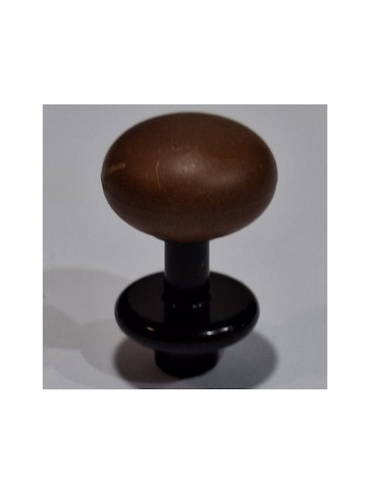 Italian Furniture Knob Eureka 11697-000-acc1 Black Matte Brown D.16