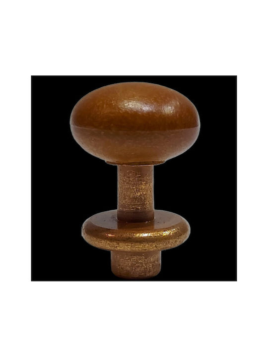 Italian Furniture Knob Eureka 11699-000-acc1 Copper Matte Brown Ø16