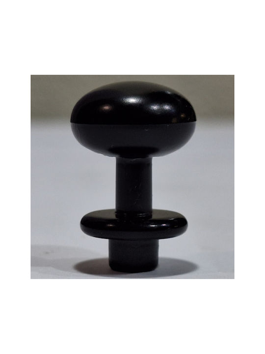 Italian Furniture Knob Eureka 11698-000-acc1 Black Matte D.16