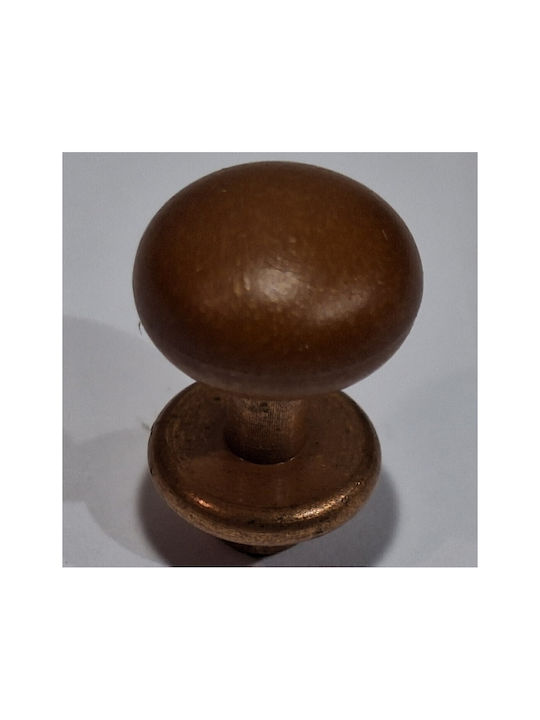 Italian Furniture Knob Eureka 11699-000-acc1 Copper Matte Brown Ø16