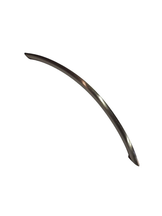 Italian Furniture Handle Eureka 11694-192-ino Nickel Matt Size 19.2cm