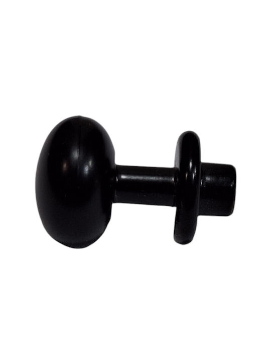 Italian Furniture Knob Eureka 11698-000-acc1 Black Matte D.16