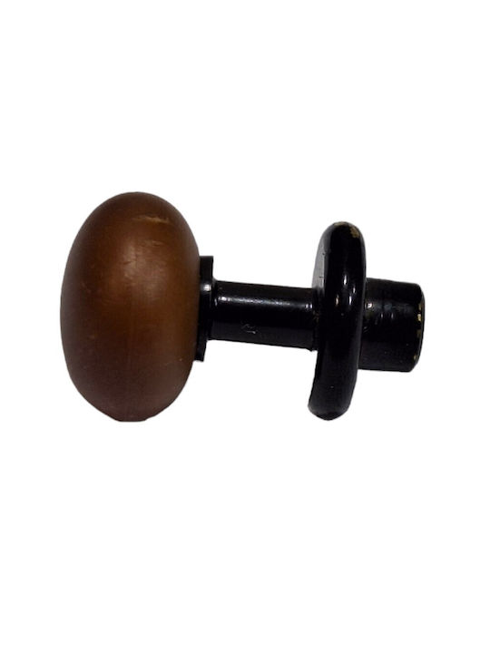 Italian Furniture Knob Eureka 11697-000-acc1 Black Matte Brown D.16
