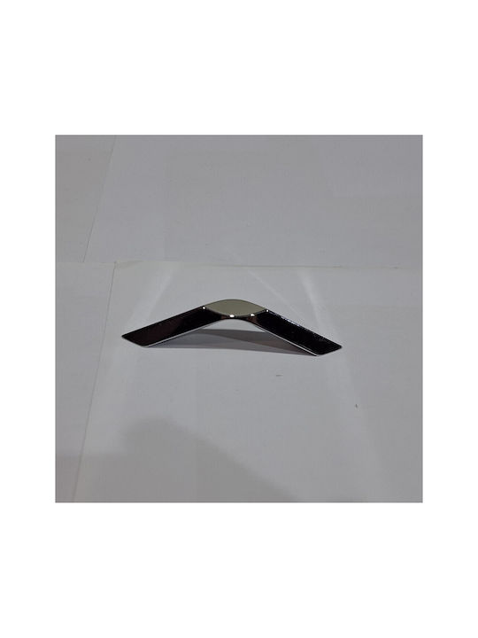 Italian Furniture Handle Eureka 11682-096-roz1 Chrome Glossy Size 9.6cm