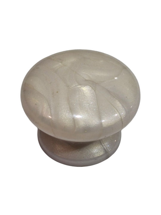 Italian Furniture Knob Eureka 11552-000-mab1 Plastic Dimensions D.29
