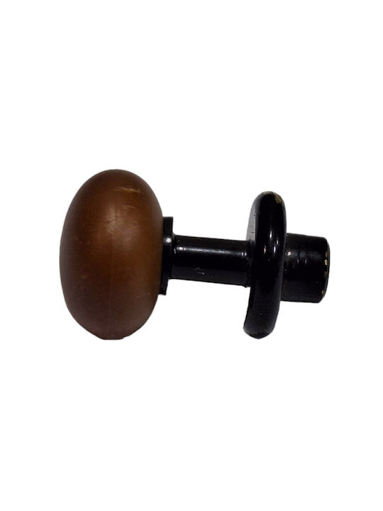 Italian Furniture Knob Eureka 11697-000-acc1 Black Matte Brown D.16