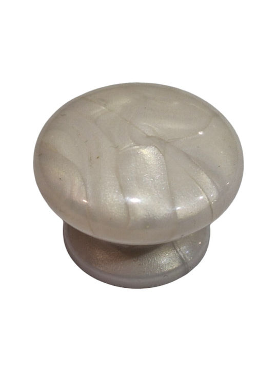 Italian Furniture Knob Eureka 11552-000-mab1 Plastic Dimensions D.29