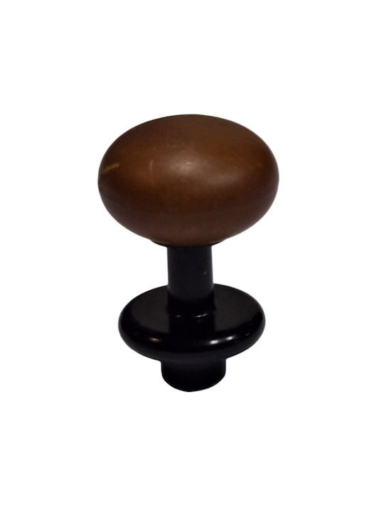 Italian Furniture Knob Eureka 11697-000-acc1 Black Matte Brown D.16
