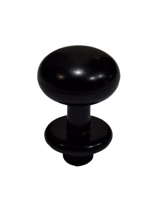 Italian Furniture Knob Eureka 11698-000-acc1 Black Matte D.16